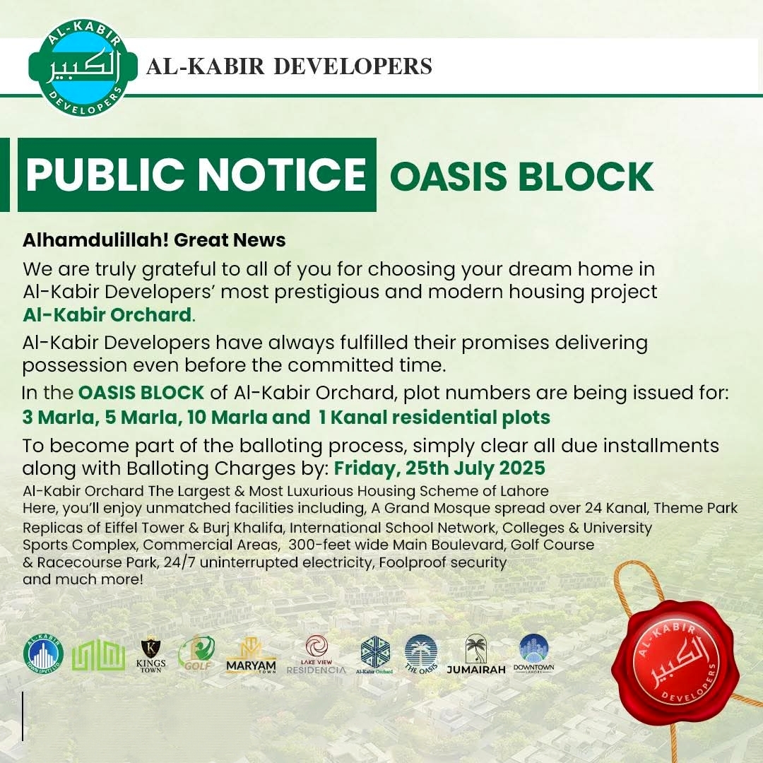 the oasis block balloting